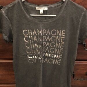 Express One-Eleven Champagne Graphic Tee XS